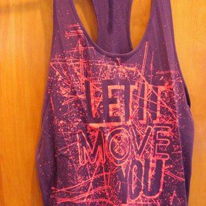 Zumbawear tank top - Let it Move You - Size M